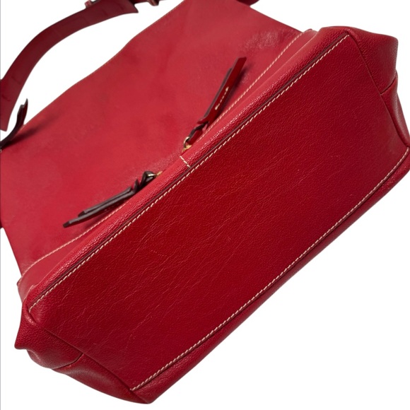 Dooney & Bourke Red Leather Dillen Pocket Hobo - Picture 11 of 16